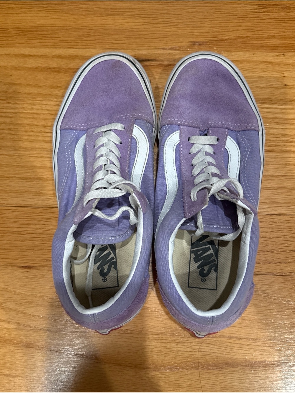 Vans Lavender/White Old Skool Sneakers